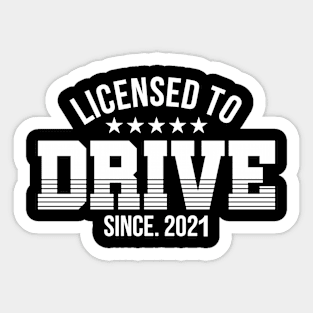 Passing Driving License 2021 gift passed driving test | driver's license Sticker